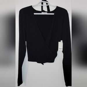 Bar III Black V-Neck Sweater